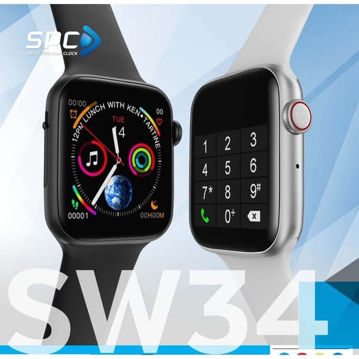 Smart Watch SPC SW34 Jam Tangan Pintar Smartwatch Garansi Resmi