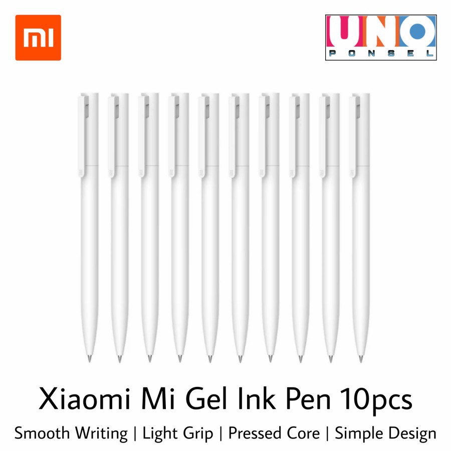 

Mijia Gel Ink Pen White 10 Pcs Pulpen