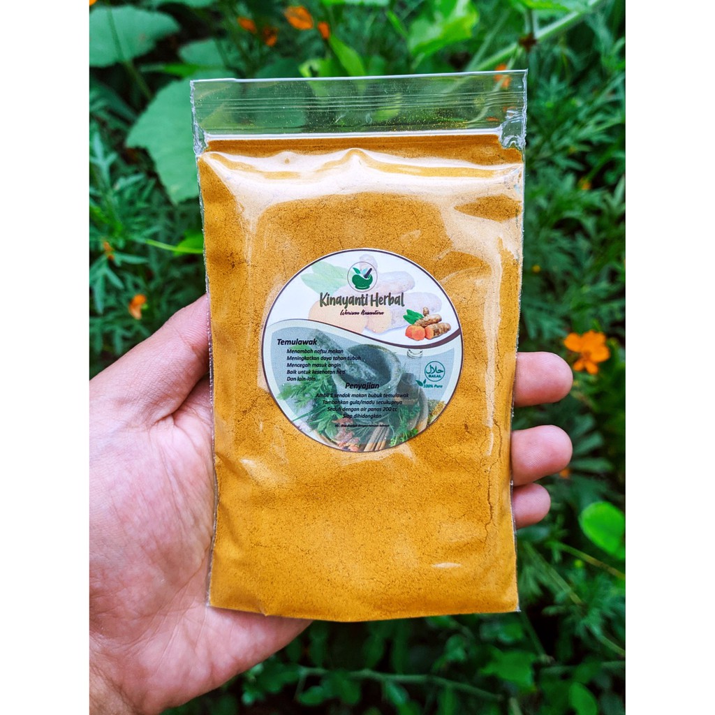 

Temulawak Bubuk. Kinayanti Herbal. 100% Murni. Warisan Nusantara. 50gr