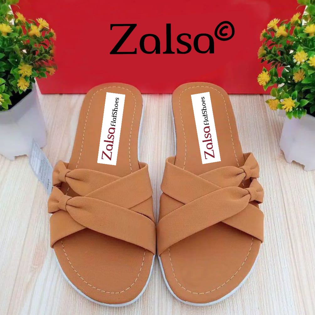 NEW SALE Sandal FLAT Wanita Ikat Silang MN 01