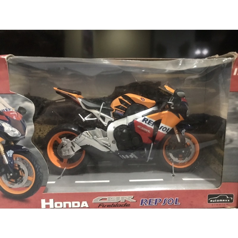 Diecast Miniatur Mainan Automaxx Honda CBR1000RR Fireblade Repsol