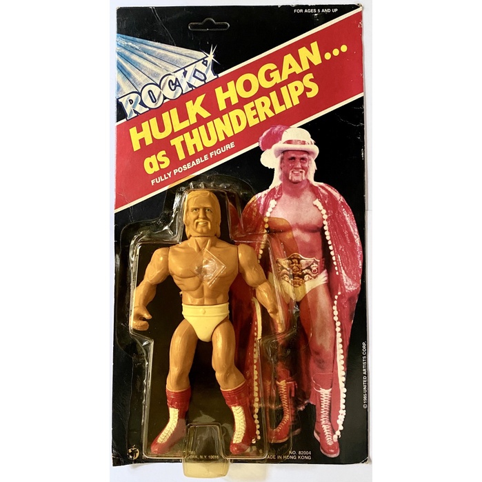 Rocky Action Figure Hulk Hogan Thunderlips 1985 SUPER RARE