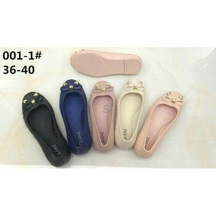 SEPATU FLAT WANITA FLAT SHOES BAHAN JELLY