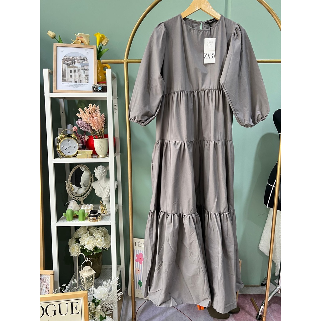 zr poplin maxy dress