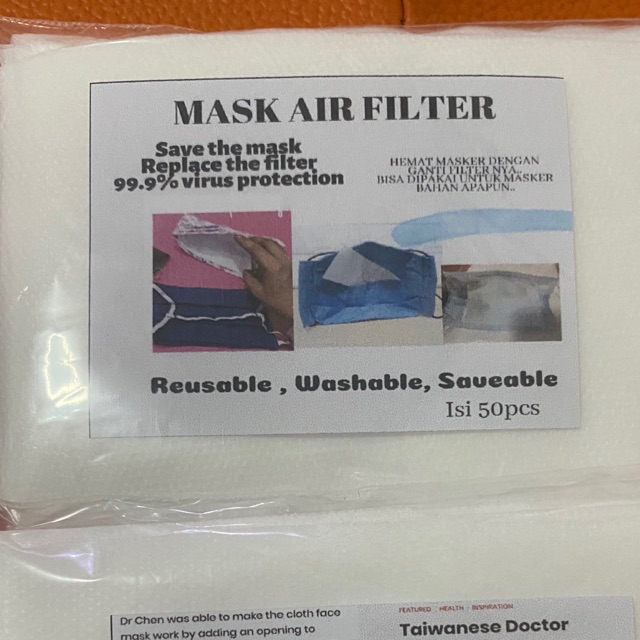 Mask Air filter masker filter hemat masker