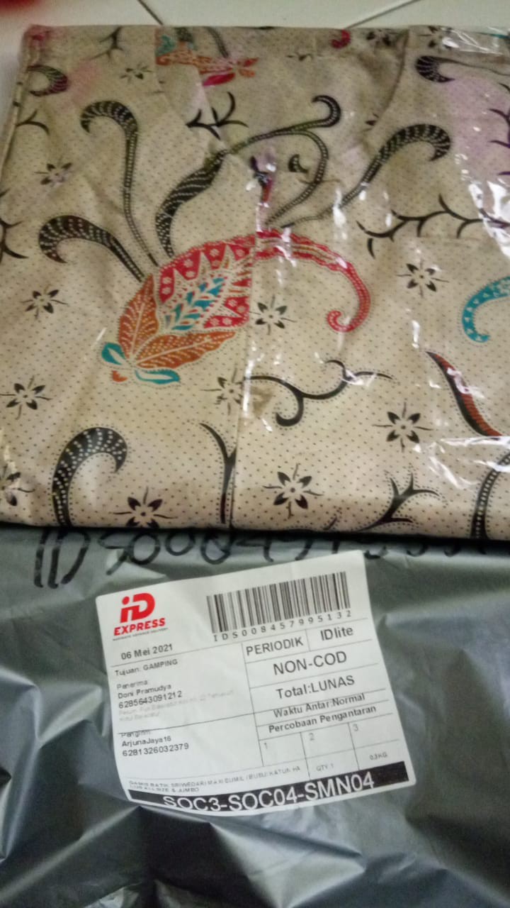 Gamis Batik Sriwedari Maxi Bumil / Busui Katun Halus Allsize & Jumbo