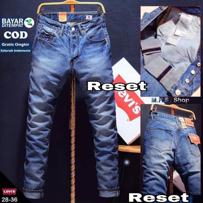 Baru Cuci Gudang Celana Jeans Panjang Pria Original Levis 501 Made In Toko.Fadlurrahman698