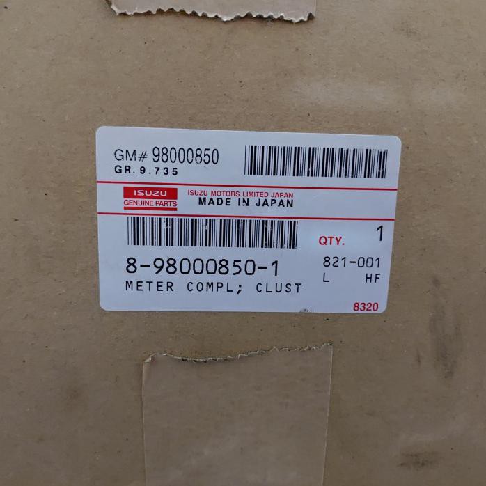 speedometer / kilometer isuzu elf nkr71 nkr 71 hd original original
