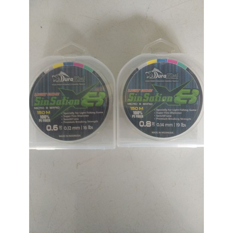 Pe micro Duraking Sinsation x8 pe 0.6 - 0.8 (150m)