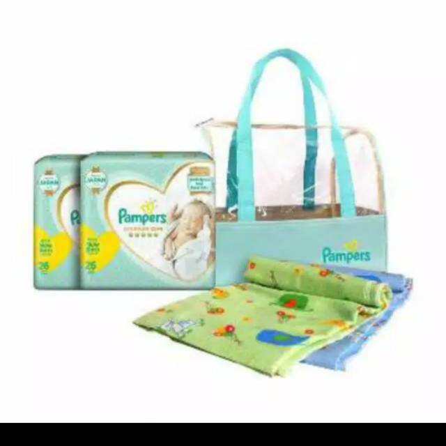 Pampers premium care newborn packaging