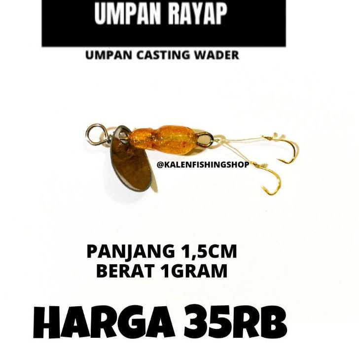 Keluaran Terbaru.. UMPAN RAYAP/ UMPAN CASTING WADER