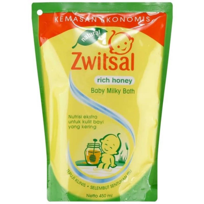 ZWITSAL BABY MILKY BATH RICE HONEY