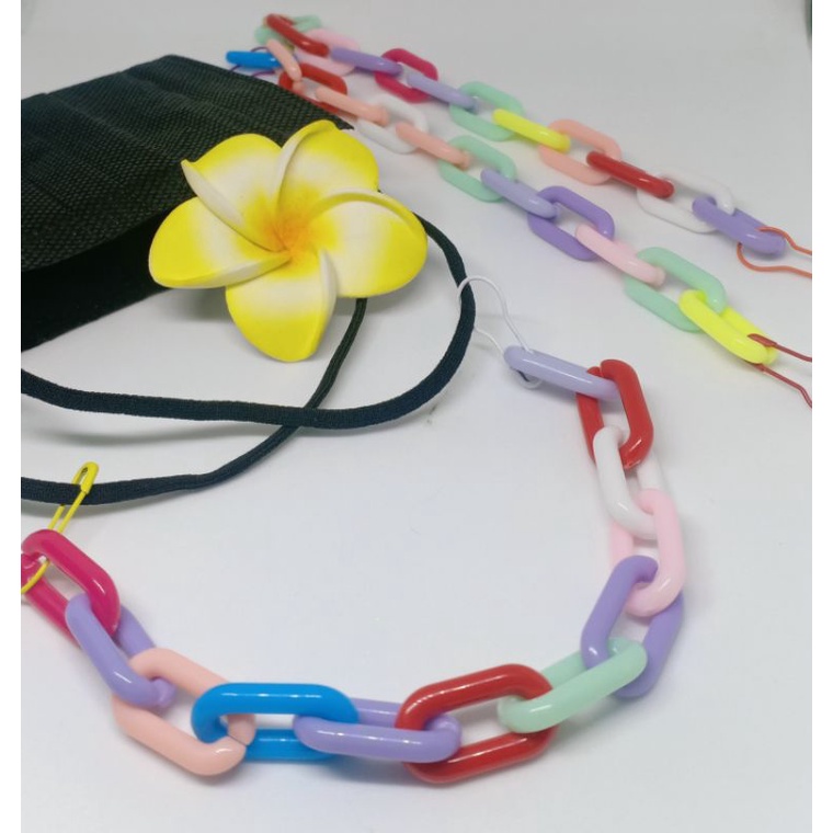 KONEKTOR RANTAI MASKER /PENGAIT MASKER HIJAB RANTAI