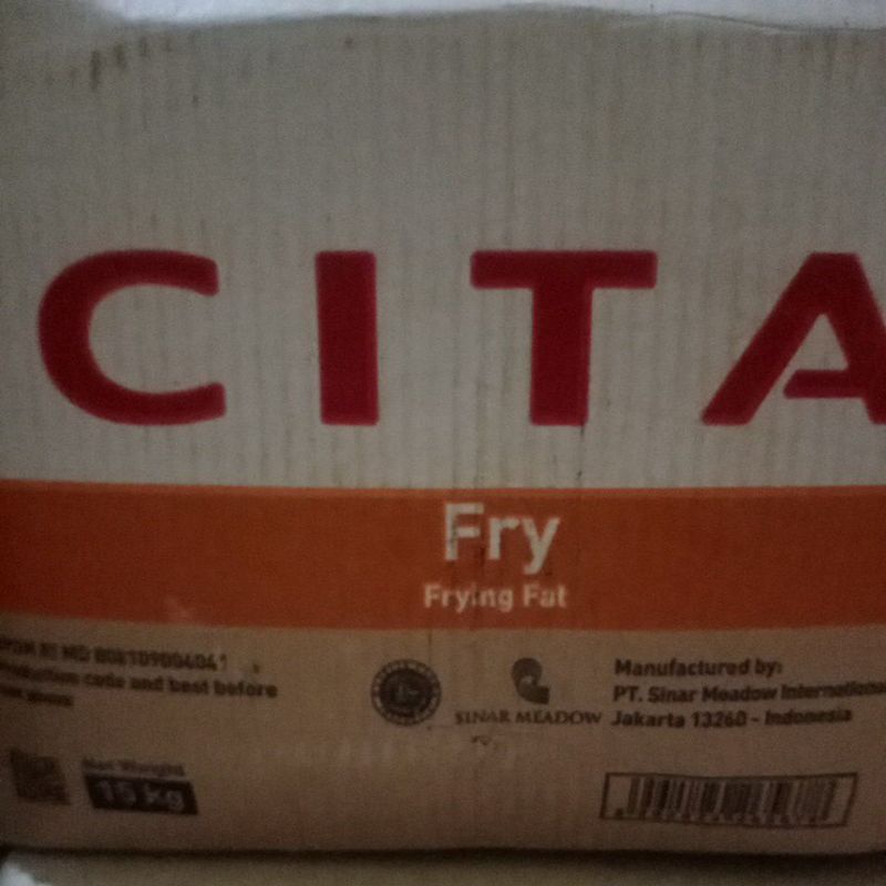 

Minyak padat CITA 1dus 15kg