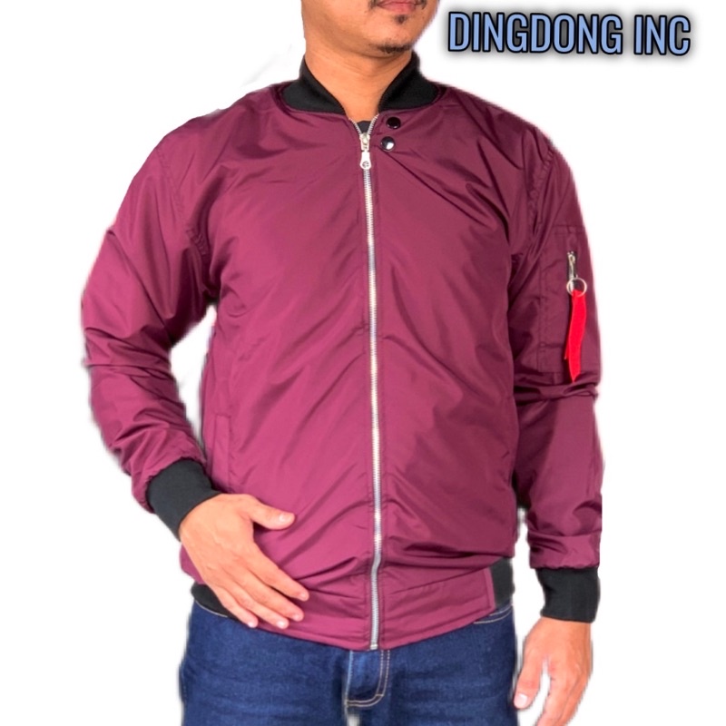 JAKET BOMBER BOLAK BALIK ANTI AIR PRIA WANITA WATERPROOF CEWEK COWOK JEKET TEBAL MOTOR OLAHRAGA