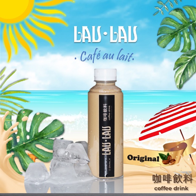 

laulaukopi original cafe au lait isi 250ml tanpa bahan pengawet