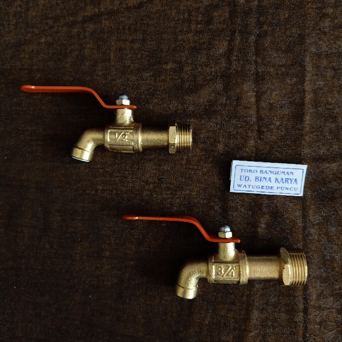 GT Super Kran Air 1/2 dan 3/4 Kran Besi Tebal kran besi kuningan
