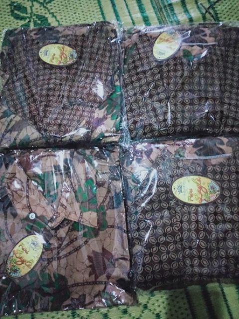 Batik Couple Keluarga Sania Ruffle Ori Ndoro Jowi Dnt Motif Morena