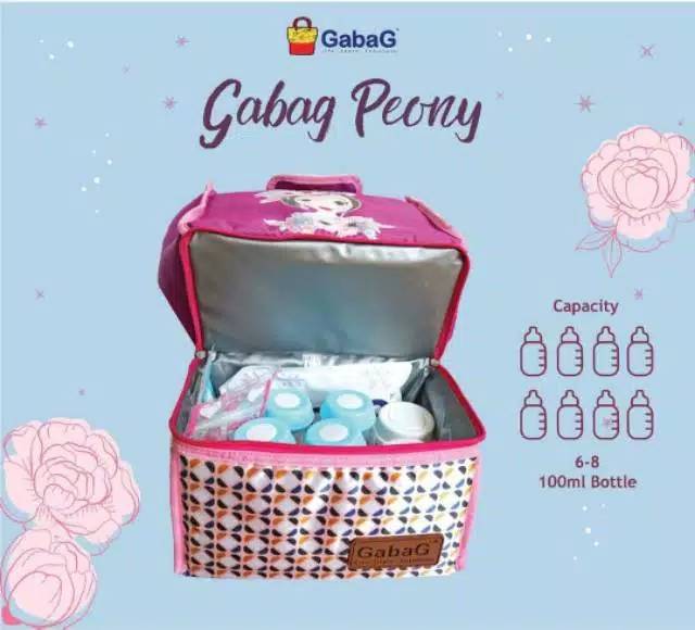 Gabag Peony Free 2 ice gel Cooler Bag