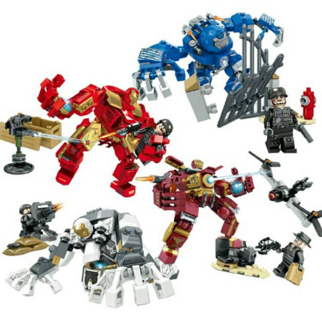 Lego ironman hulkbuster mecha set sy 869
