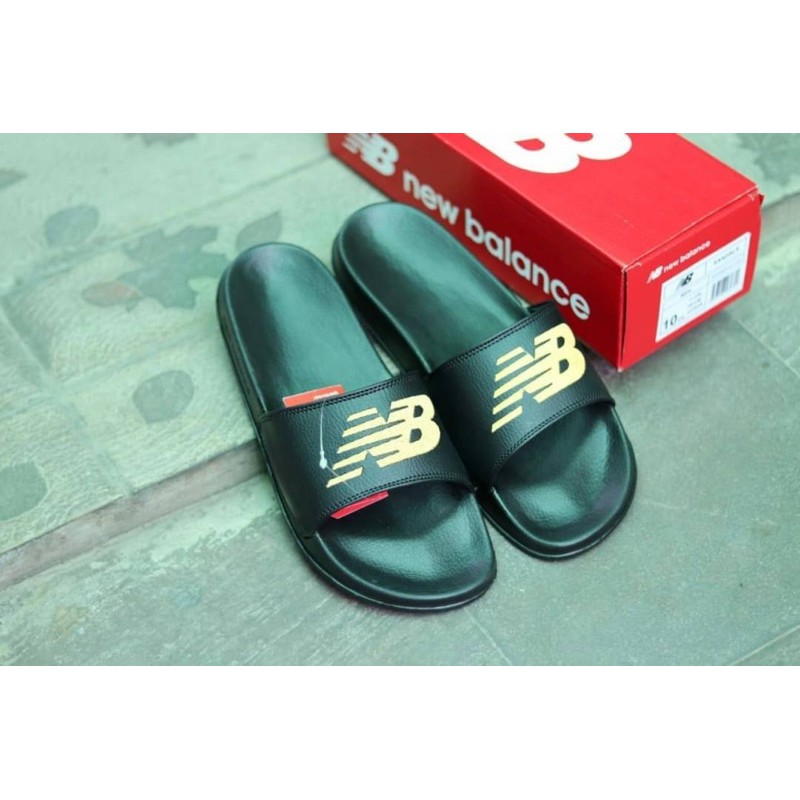 ORIGINAL NEW BALANCE SANDALS BLACK/GOLD LOGO