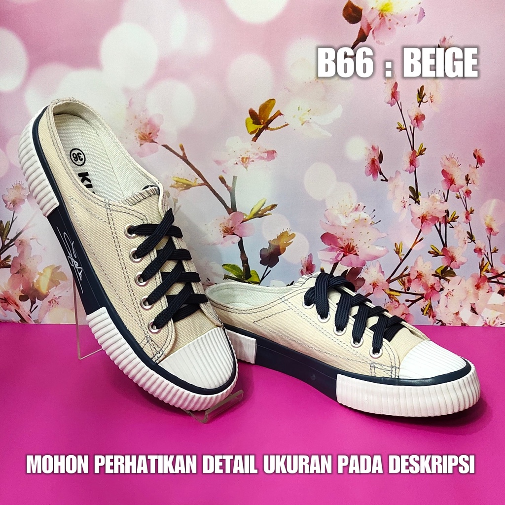 Sepatu Kasual Wanita B66 Sneakers Korea Kekinian SPTSW