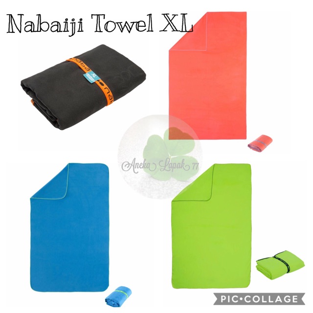 Handuk microfibre nabaiji original ringan microfiber