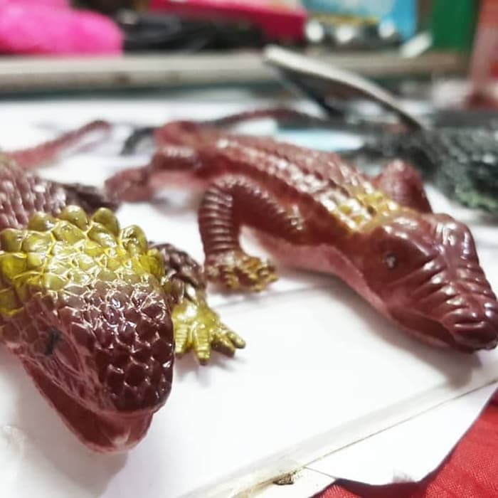 Mainan Hewan Jahil Binatang Melata Cicak Kadal Karet Prank Toy