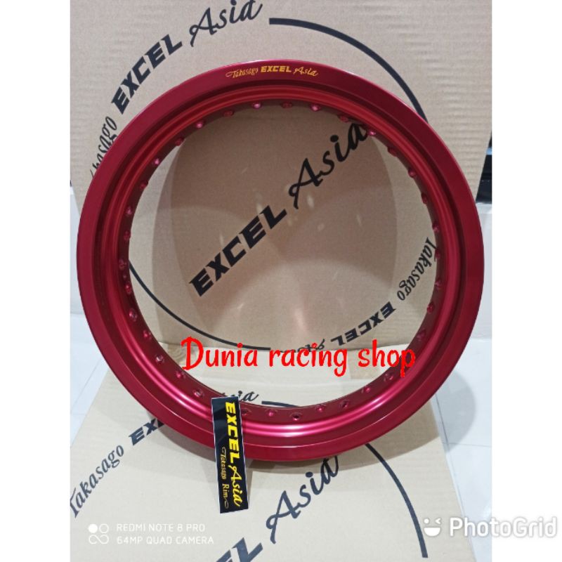 Velg Takasago Excel Asia 250 300 350 17 hole 36 ada Gold Hitam silver Merah