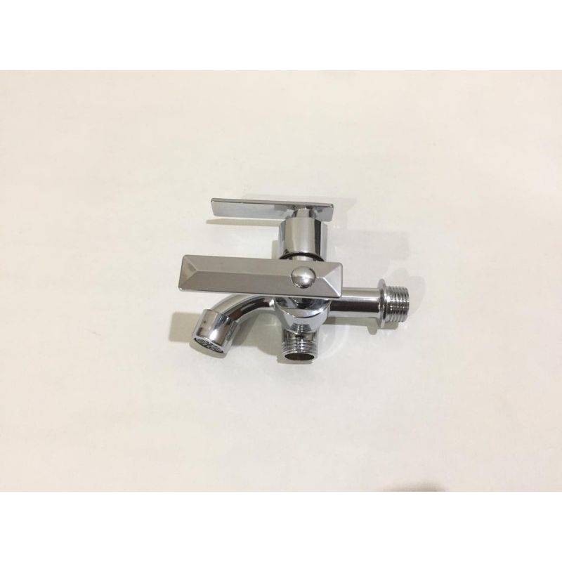 PAKET SHOWER KAMAR MANDI SET KERAN CABANG 1/2inch Hand Shower Kepala Besar Stainless