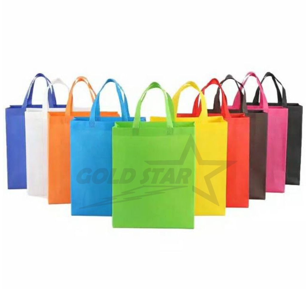 Tas Spunbond Gusset Goodie Bag Tas Souvenir Hajatan Tas Kain Sponbond Tas Seminar Tas kado