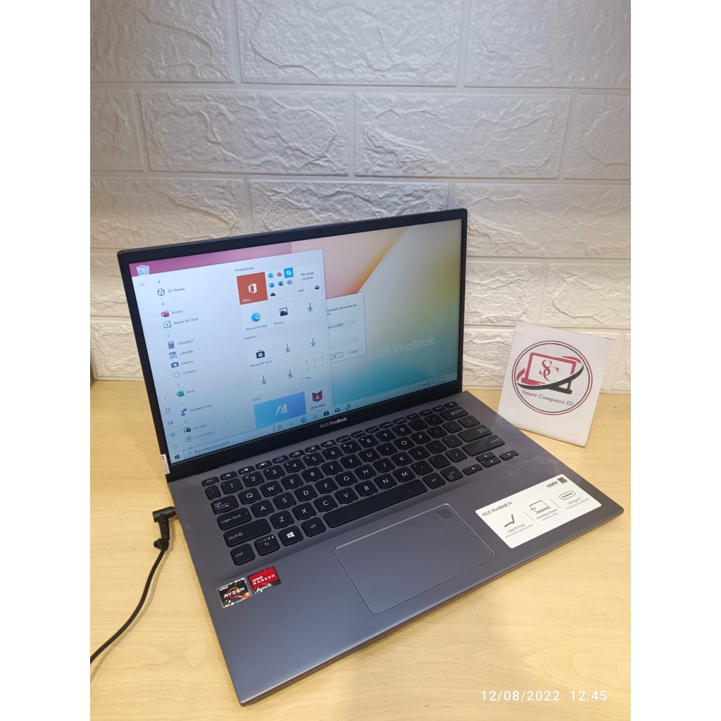 LAPTOP GAMING ASUS VIVOBOOK F412DA AMD RYZEN 3 RAM 8GB 20GB 512GB SSD FHD BACKLIGHT WINDOWS ORIGINAL