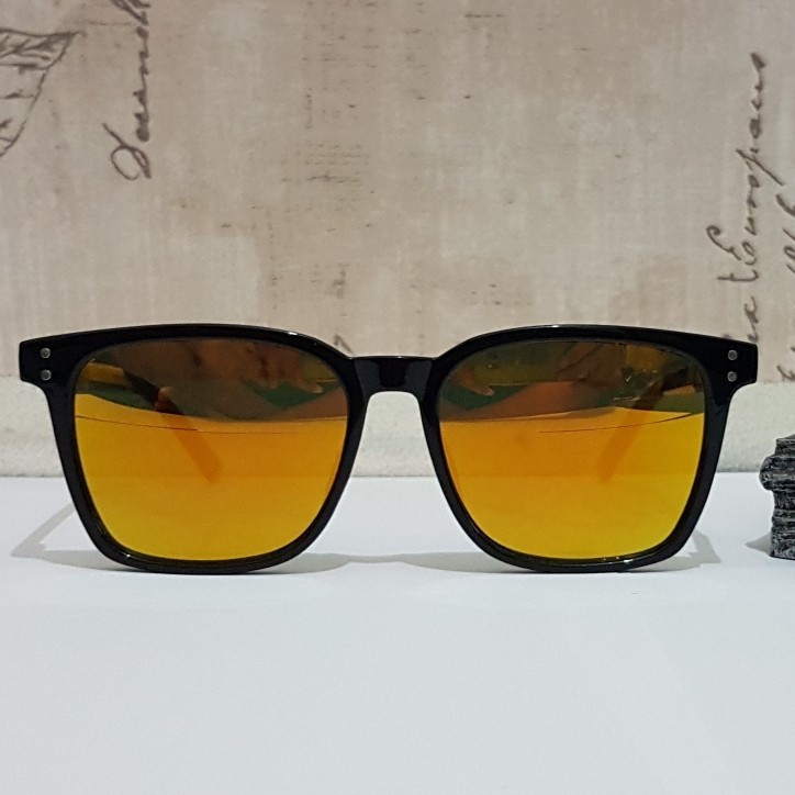 KACAMATA HITAM MIRROR ORANGE RB SPACE KT271RV MURAH