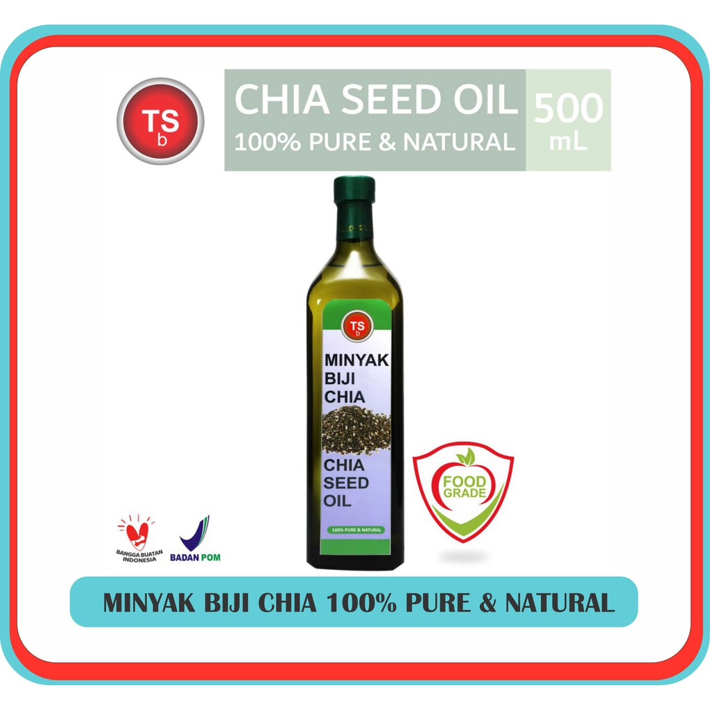 

TSb - Minyak biji Chia TSBali 100% Murni & Alami 500ml & 1000ml