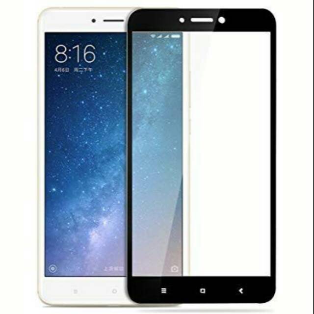 Full Cover Tempered Glass Warna For Xiaomi Mi Max / ANTI GORES Xiaomi Mi Max