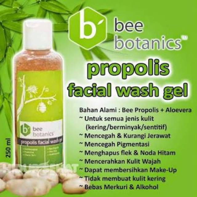 HDI bee botanics propolis facial wash gel