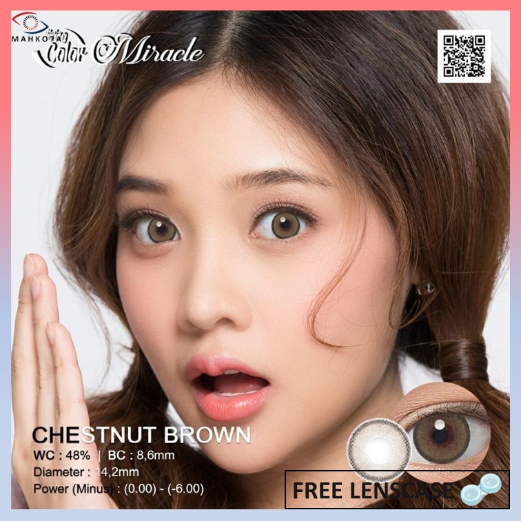 SOFTLENS LIVING COLOR MIRACLE MINUS (-2.75 S/D -6.00) BY IRISLAB 14.2MM / Softlen Soflen Soflens