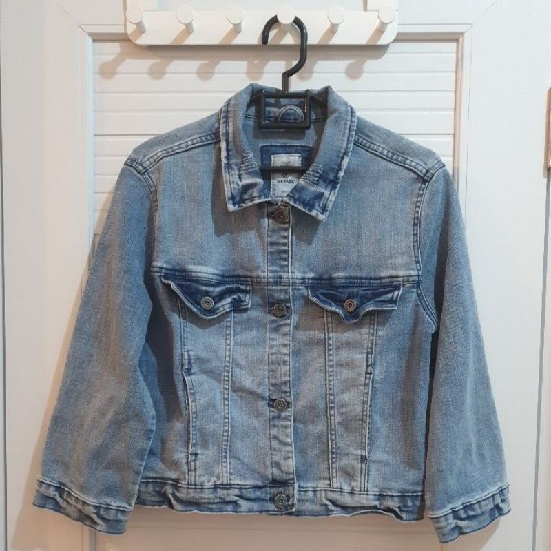 Jaket Denim / Jaket Jeans / Denim Jacket Nevada Wanita