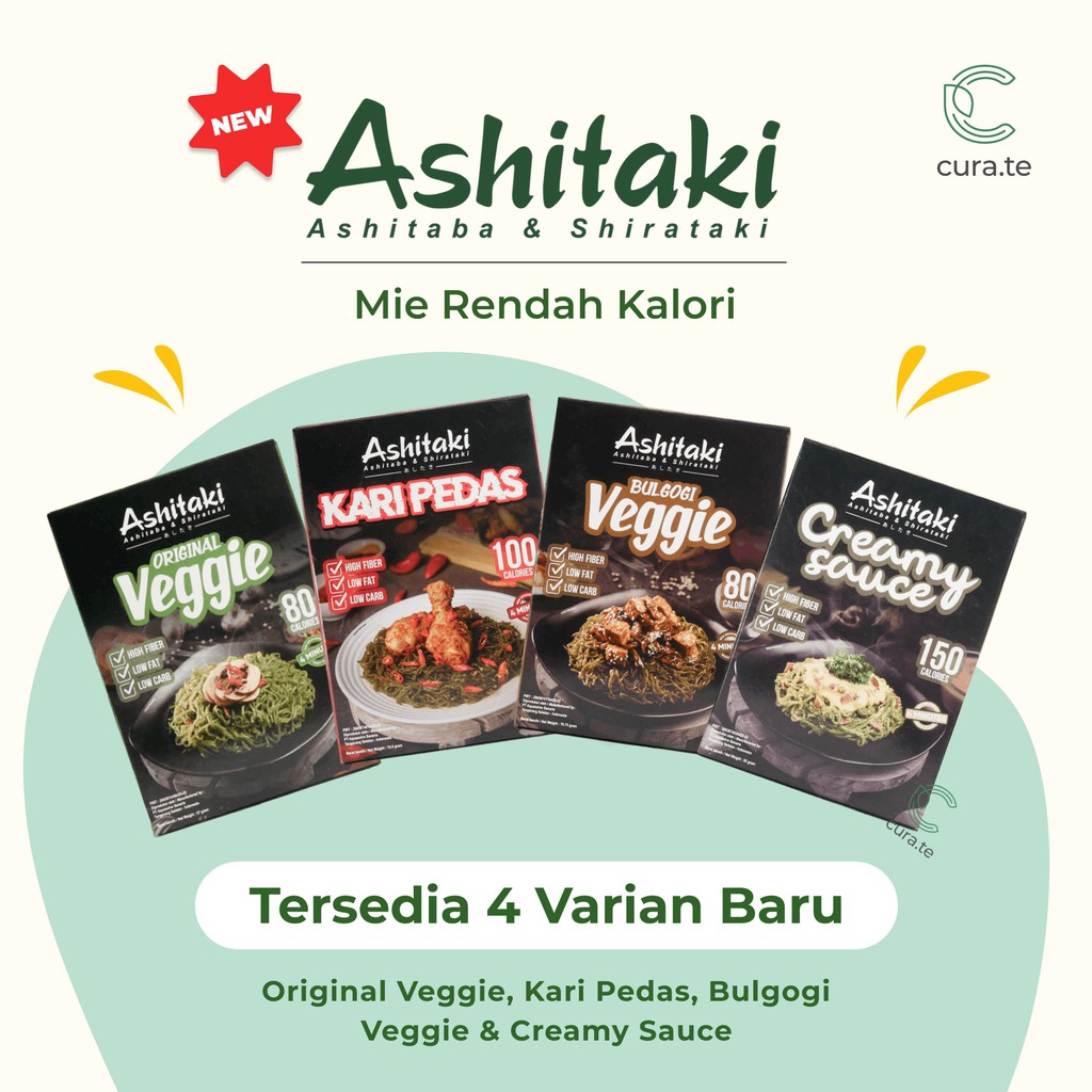 ASHITAKI MIE SHIRATAKI DIET SEHAT ASHITABA | SHIRATAKI NOODLE MIE INSTAN