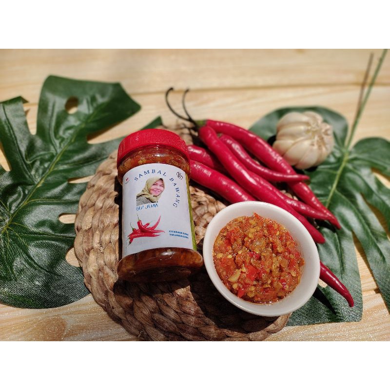 

SAMBAL BAWANG - Sambel Kemasan Botol 180 gr SAMBAL BU JUM (BELI 5 GRATIS 1)