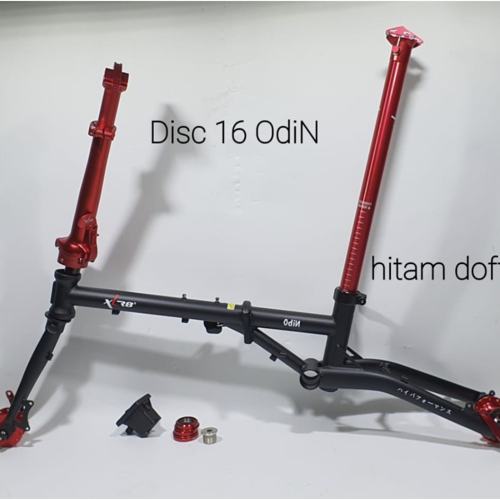 Frame Set Folding Bike XLR8 16 Odin Full Chromoly DISC BRAKE