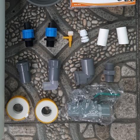 ☪ bahan filter canister diy + pipa 4" / external filter diy ➽