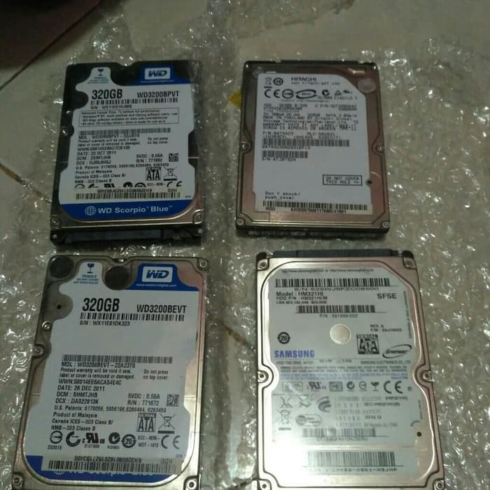 Harddisk 320GB Harddisk Laptop, Notebook terbatas