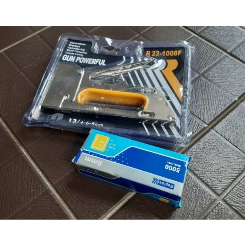 

ISI STAPLES Tembak 13/4-6-8mm Isi Gun Tacker [5000 PCS] 10dus