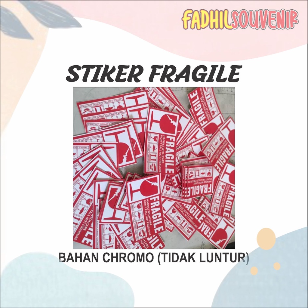 

READY STIKER LABEL PENGIRIMAN - STIKER FRAGILE - STIKER PACKING - STIKER UNBOXING - STIKER MUDAH RUSAK BEST SELLER UKURAN 6X4 ISI 100 Fadhilsouvenir