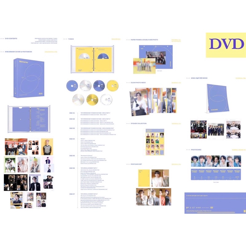 [READY] BTS Memories of 2021 DVD DIGITAL CODE BLURAY