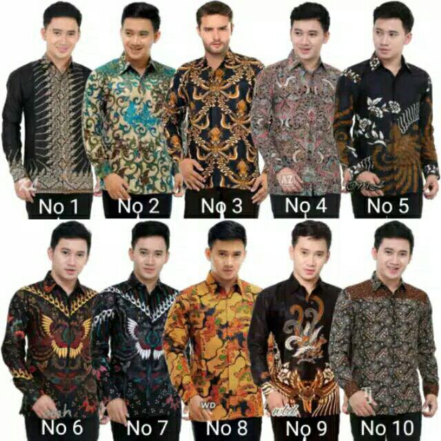 Bswart Batik Hrb026 Kenongo Hem Pendek Padi Pekalongan M L Xl Batik Pria Murah Terlaris