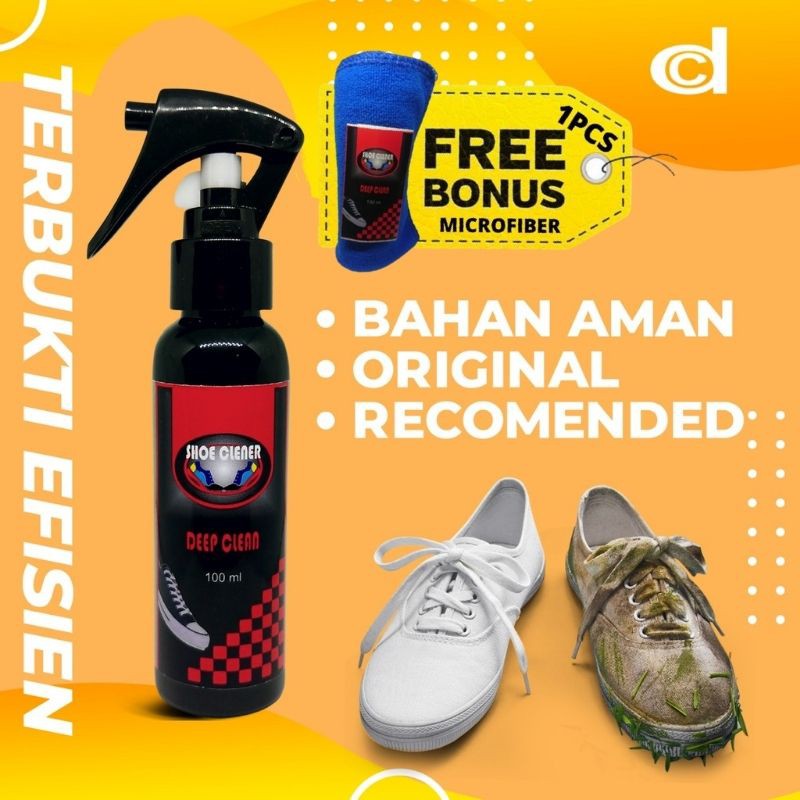 PEMBERSIH SABUN SEPATU PENCUCI SHOES CLEANER PREMIUM BOTOL TRIGER 100 ML ORIGINAL DC97