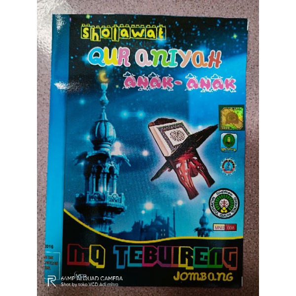VCD original senandung sholawat qur'aniyah versi anak