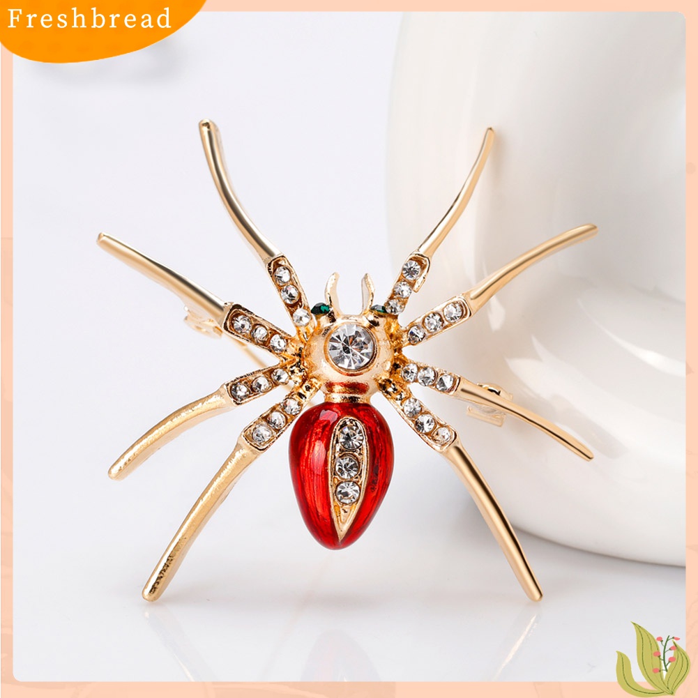 [ TERLARIS]Fashion Spider Gift Women Collar Brooch Pin Clip Scarf Wedding Party Jewelry